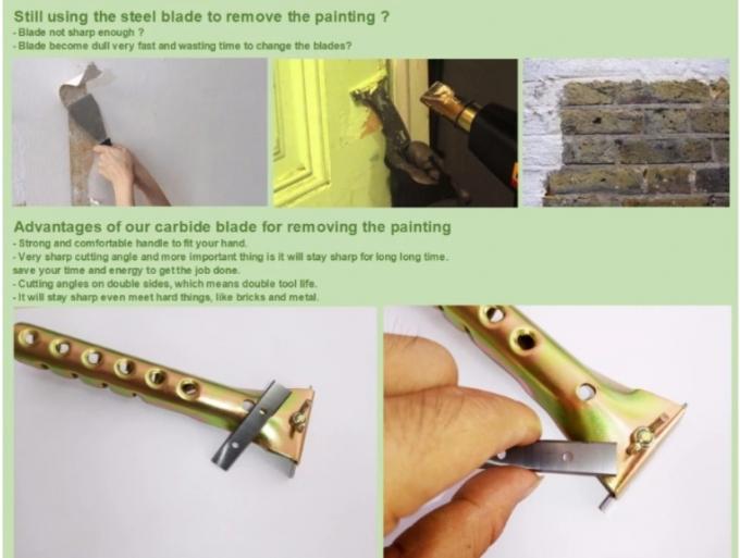 Tungsten Carbide Remover Tools Multi-Purpose Paint Wood Scraper