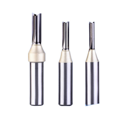 Fengke Double Flute 8MM TCT Straight Router Bit For CNC Cutting Machine